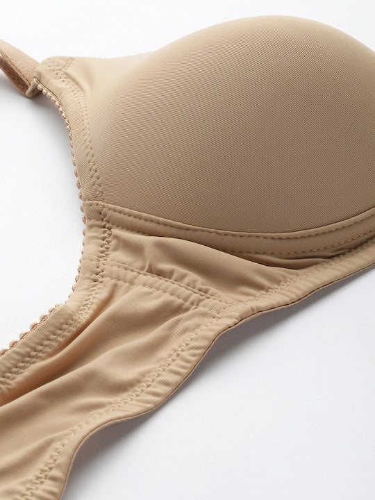 Nude-Coloured T-shirt Bra - Lightly Padded