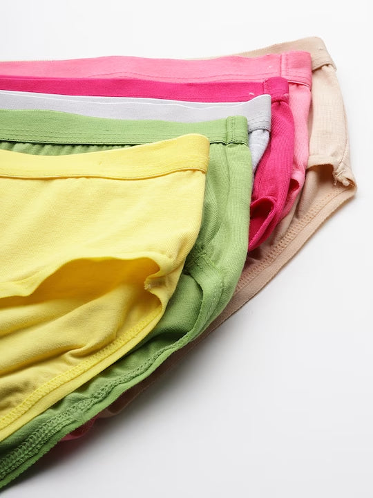 Women Pack Of 6 Low-Rise Hipster Briefs DB-BRIEF-01