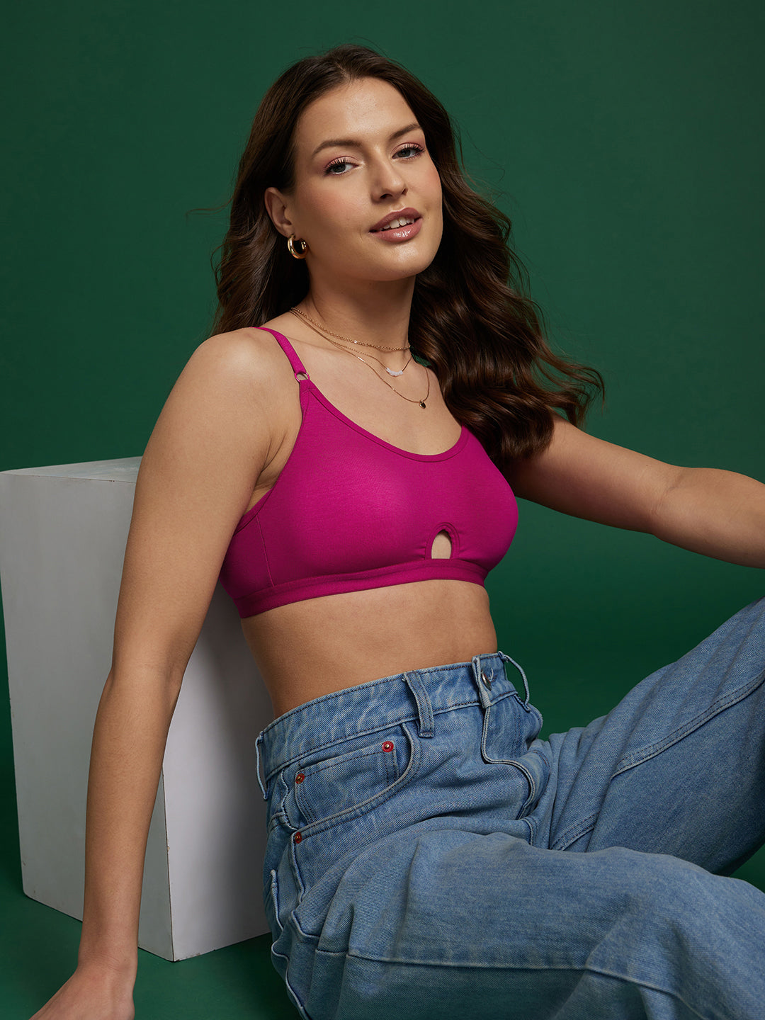 Everyday comfort Sports bra (fuchsia)