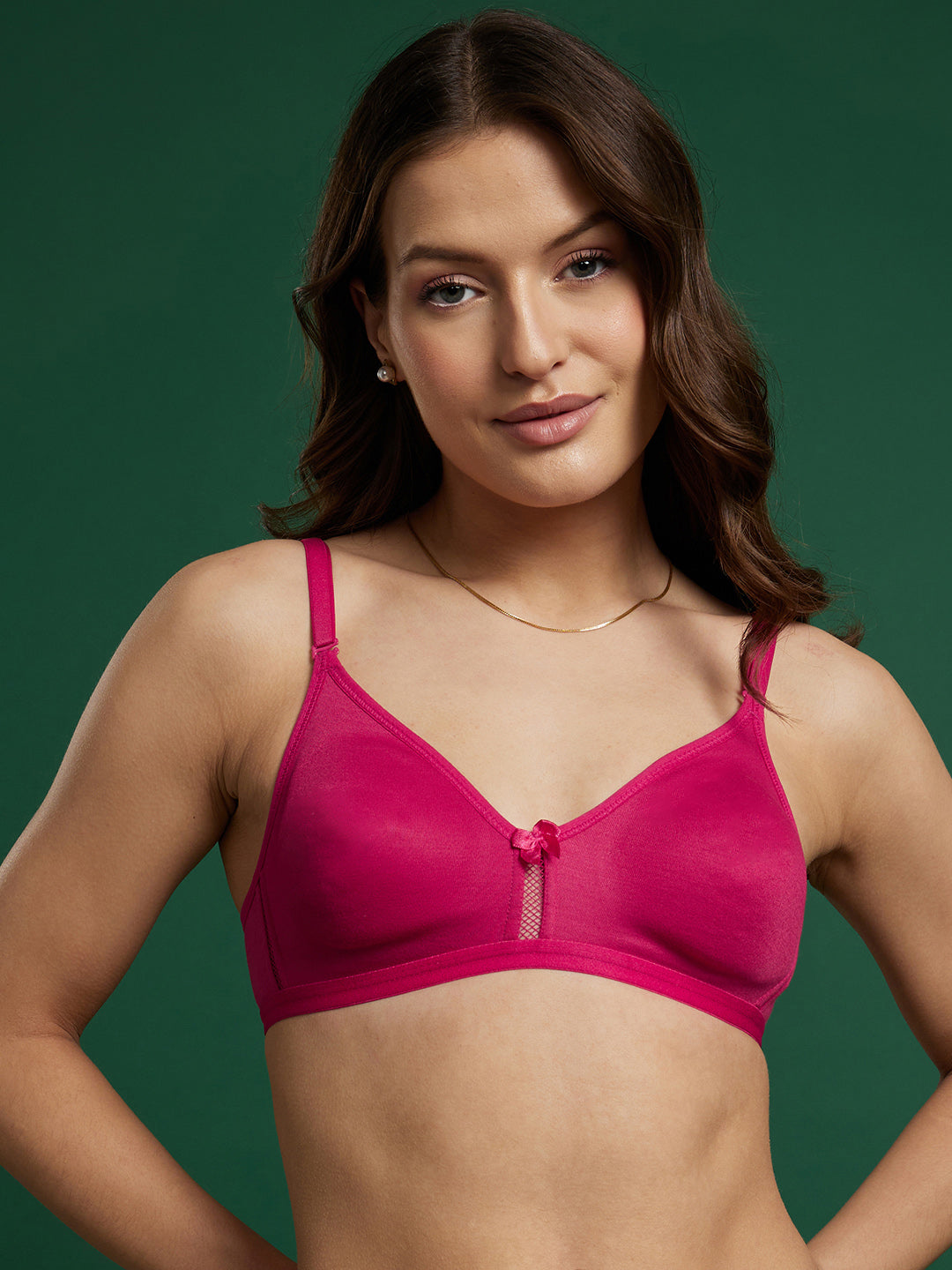 NON PADDED EVERDAY COMFORT BRA (Fuchsia)