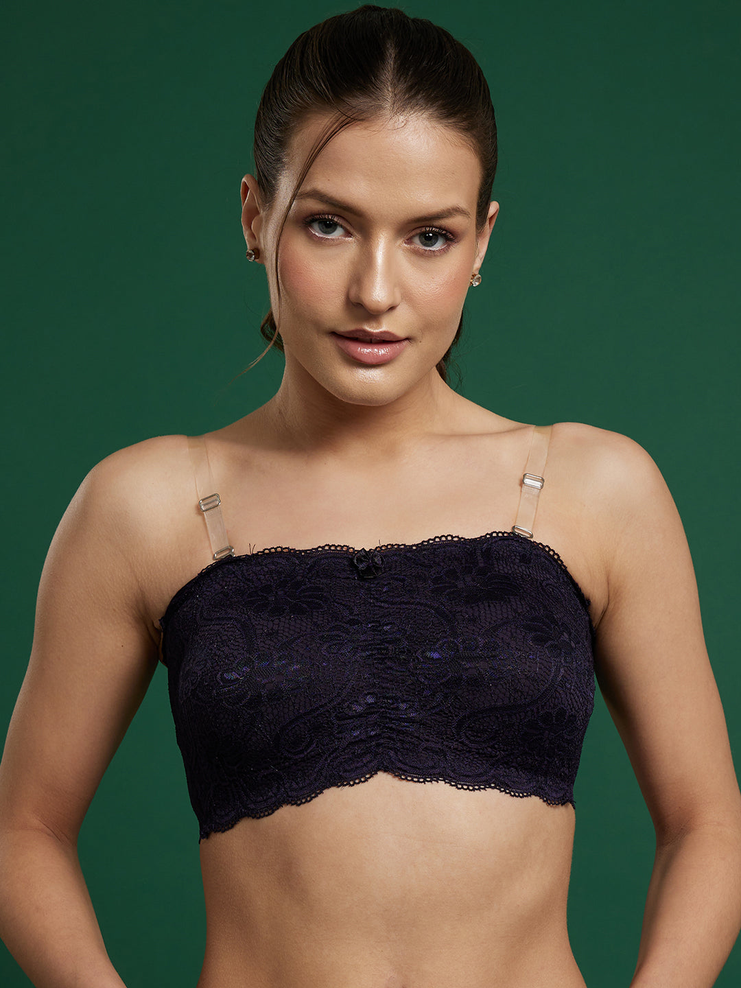 Non-wired all day comfort tube bra (BLACK)