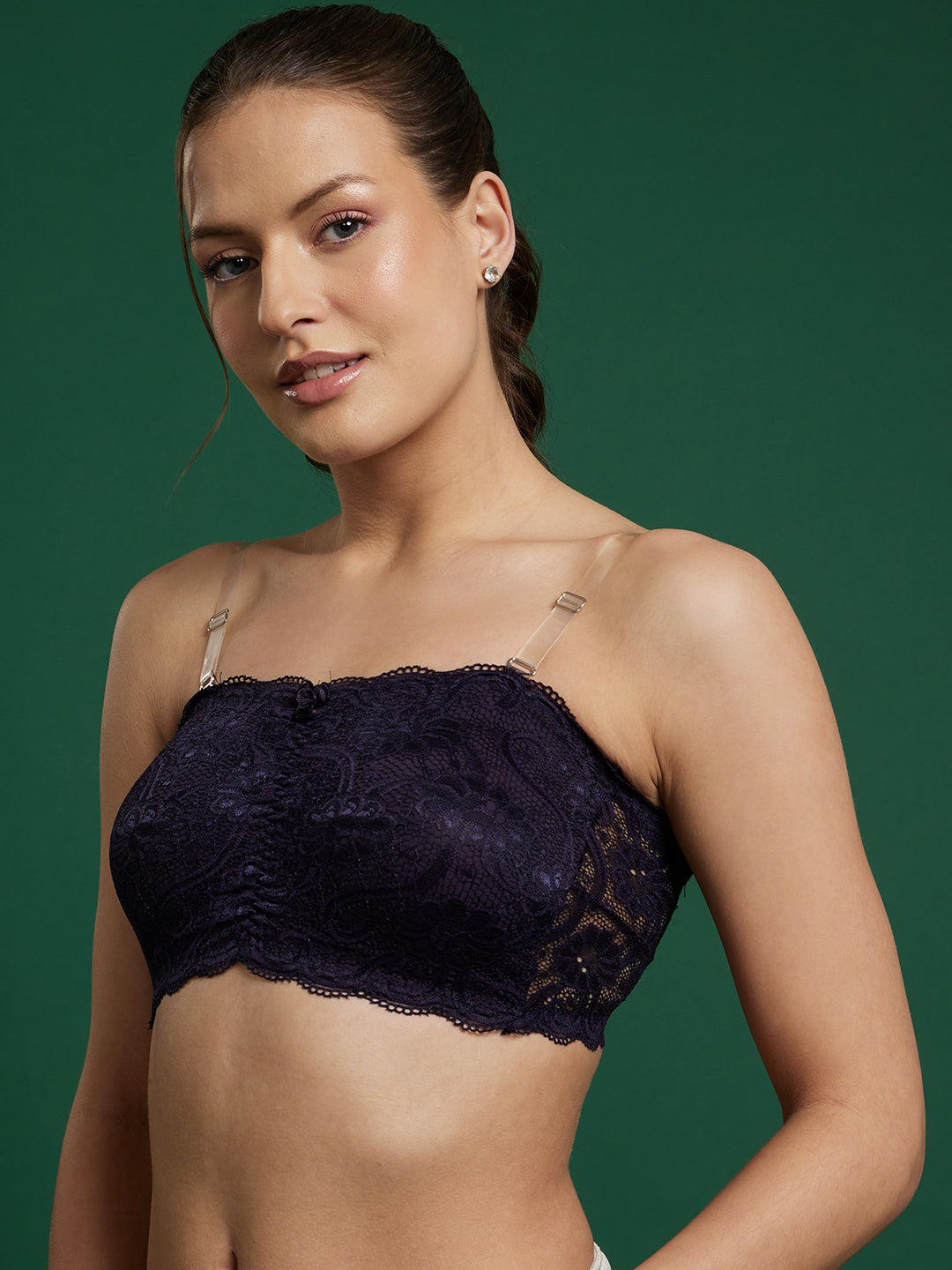 Non-wired all day comfort tube bra (BLACK)