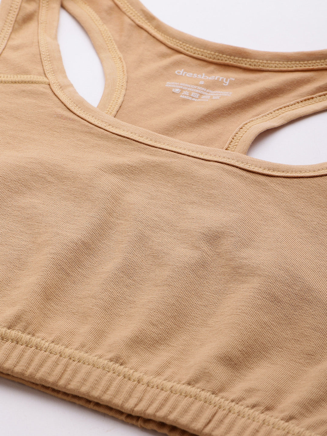 Workout sports Lightly padded bra (Beige)