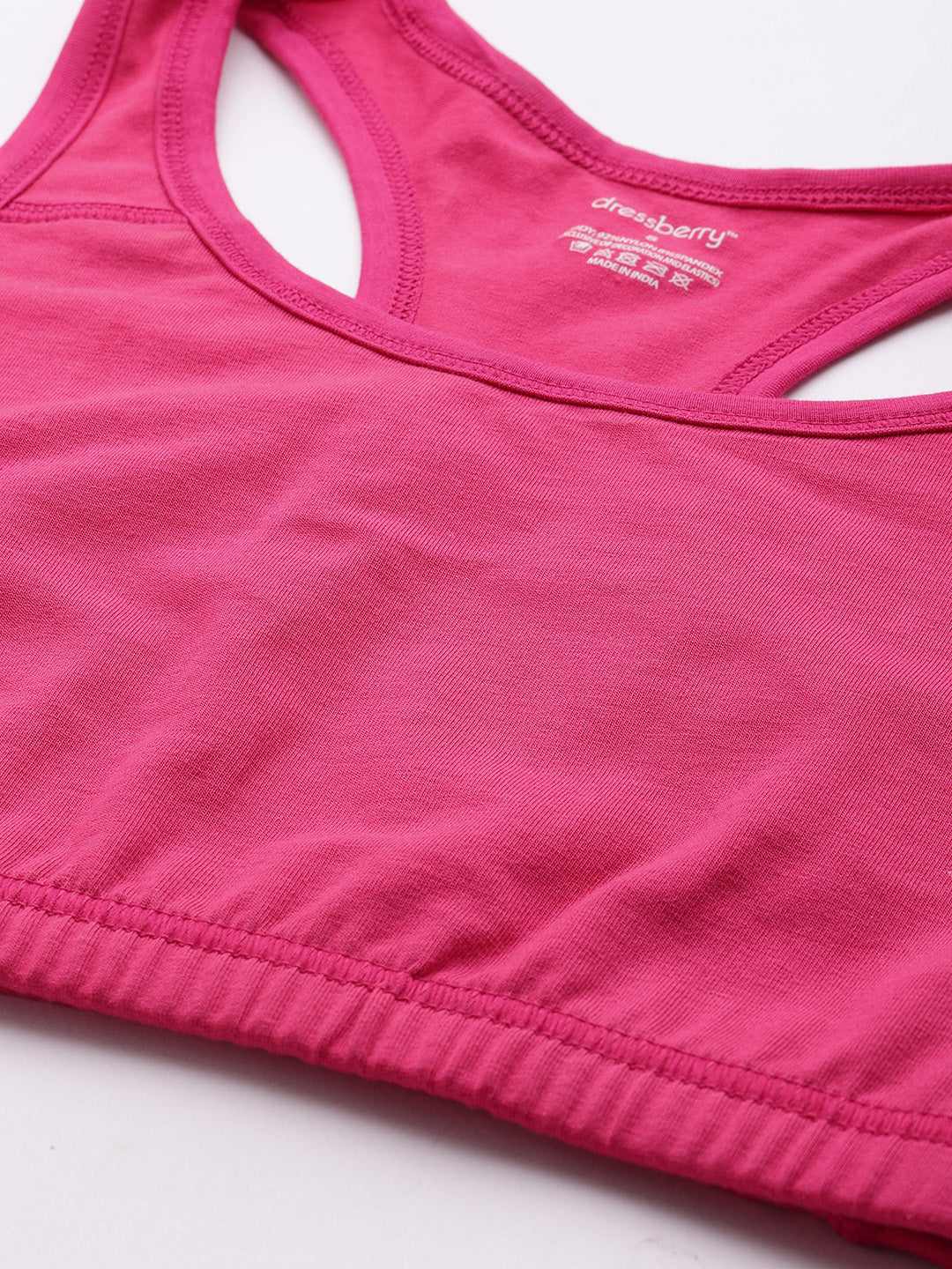 Workout sports Lightly padded bra (Fuchsia)