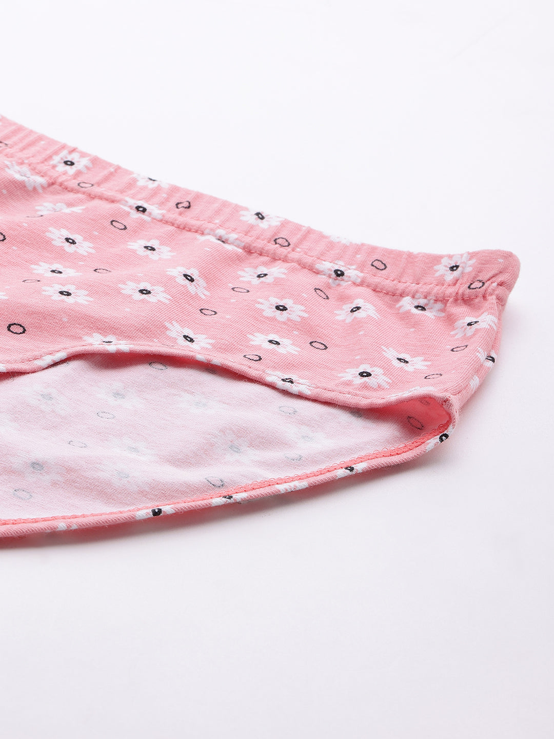 NON PADDED FLORAL PRINTED SET (Light Pink)